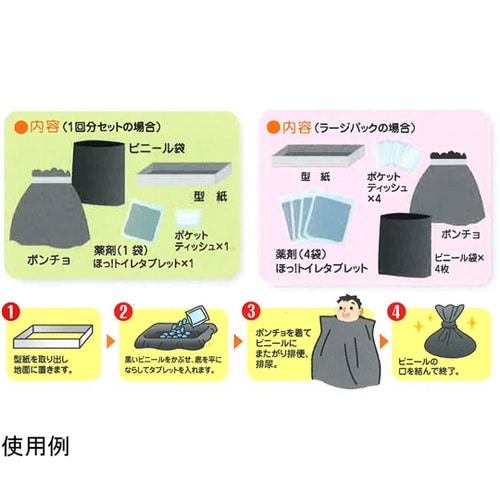 HT−01 携帯用トイレ 1回分セット