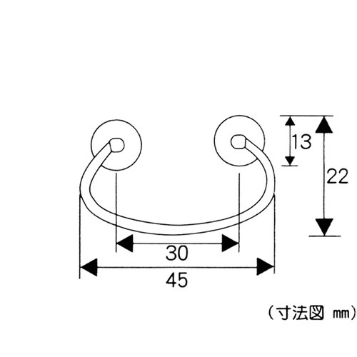VG−316 タンス取手黒色 豆中