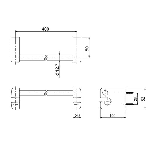 R773 タオル掛 Φ12.7xL400