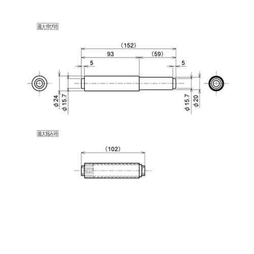 RC04W 替芯棒 ホワイト