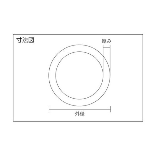 アルミ丸パイプ 1×19×300mm A