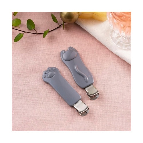 ねこの前髪クリップ 1セット(2個入)