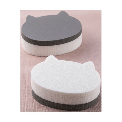 ねこのパフ 1セット(2個入) 000H