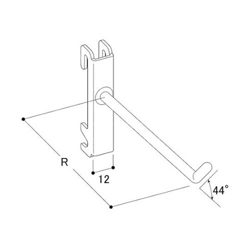 陳列機器 ネット用フック Φ6mm×10