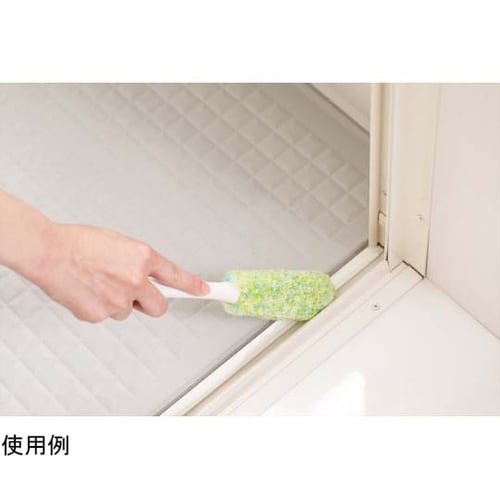 おててスッキリブラシ 短柄 緑