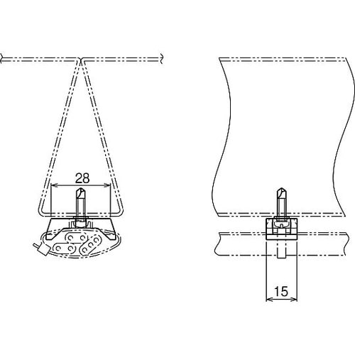 フラットデッキケーブル支持具 1箱(20