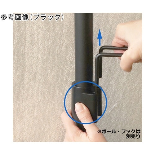 ボタニー ハンギング ポール用フック 白