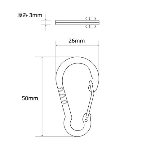 クランクSキーリング カーキ UUU−0