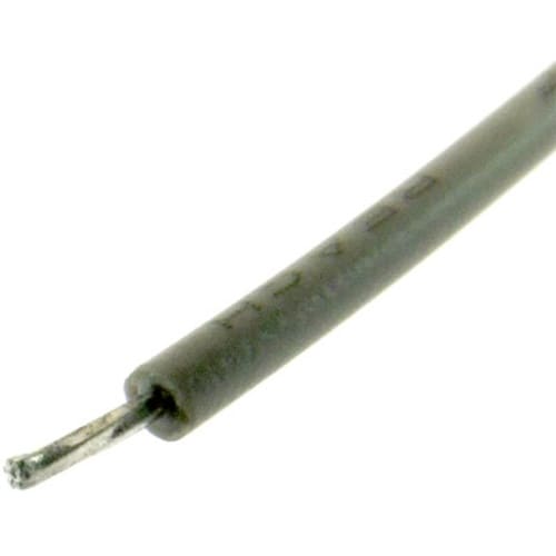 QI片端圧着済ワイヤー 450mm 灰