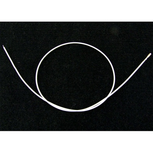 QI片端圧着済ワイヤー 450mm 白