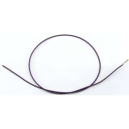 QI片端圧着済ワイヤー 450mm 紫