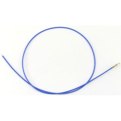 QI片端圧着済ワイヤー 450mm 青