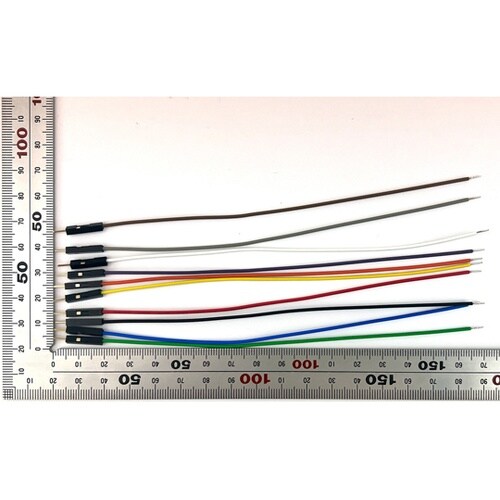 QIケーブルシングルピンプラグ10色セッ