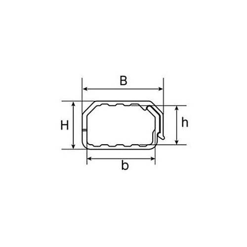 21mmx1.0m モール(プラスチック