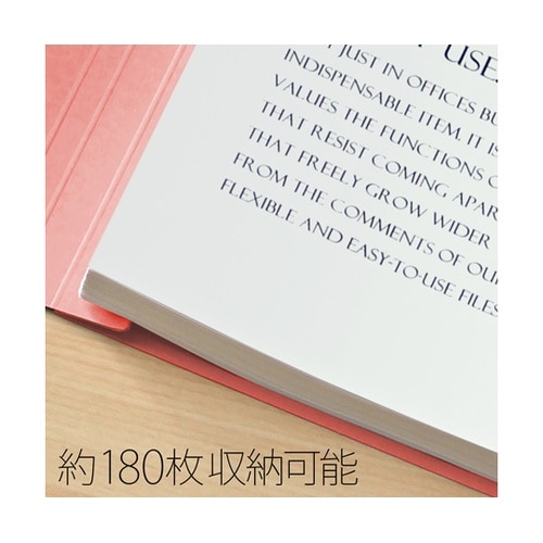フラットファイル 縦型 A3−S ピンク