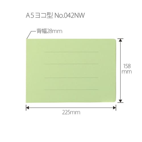フラットファイル 厚とじ300 A5−E
