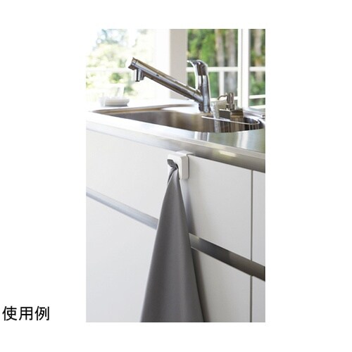 シンク扉タオルホルダー アクア ホワイト