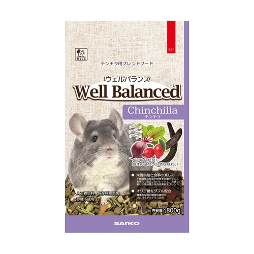 ウェルバランス チンチラフード 800g