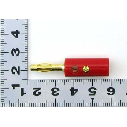φ4mmネジ止め式バナナプラグ金メッキ