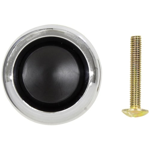 PCクロームつまみ 32mm 黒 BH1