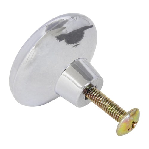 PCクロームつまみ 32mm 黒 BH1