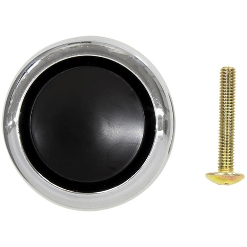 PCクロームつまみ 38mm 黒 BH1