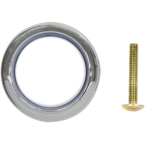 PCクロームつまみ 38mm 白 BH1