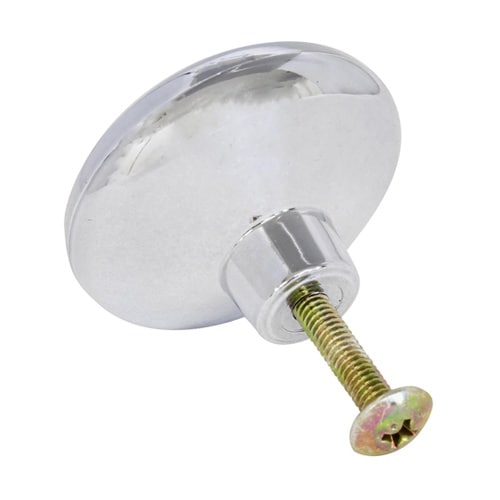 PCクロームつまみ 38mm 白 BH1