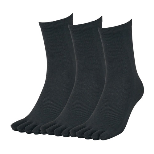 ワーキングソックス 5本指 ブラック 3