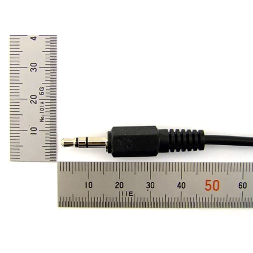 3.5φ両端ステレオプラグ付きケーブル