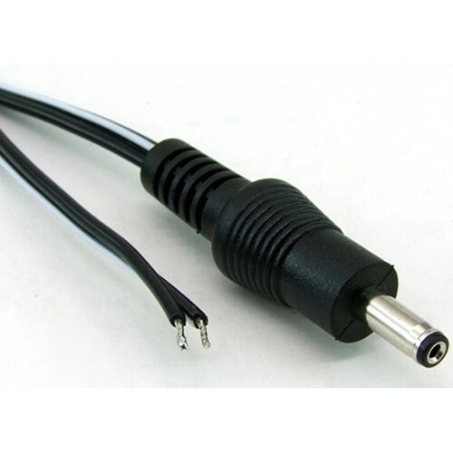 片端DC1.4φプラグ付きケーブル 1.