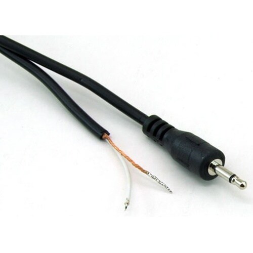 片端2.5φモノラルプラグ付きケーブル