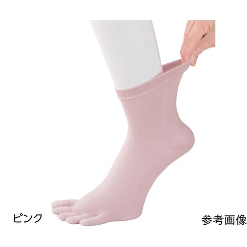 婦人しめつけ解消5本指ソックス ピンク