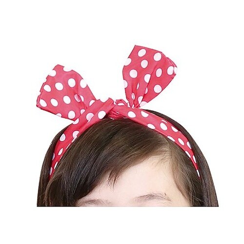 かんたんリボンカチューシャ ネイビー 3