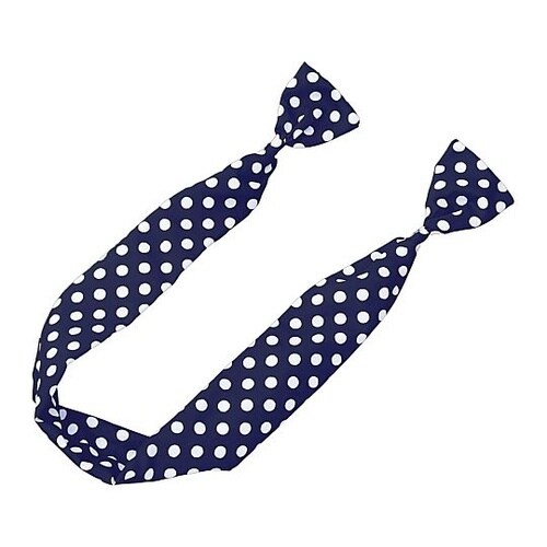 かんたんリボンカチューシャ ネイビー 3