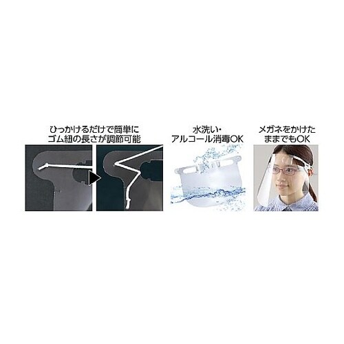 クリアシート・フェイスシールド幼児用(1