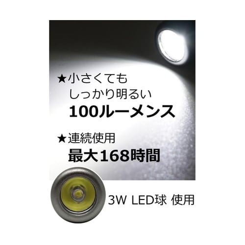 完全防水 キーチェーンLEDライト M・
