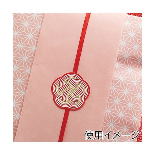 ギフトシール 梅結び 金 32枚入 00