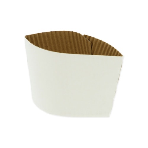 ペーパーカップスリーブ 8オンス用 ホワ