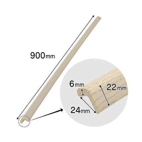 安心クッションL字型 90cm 細 76