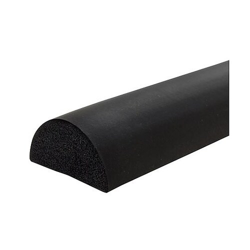 安心クッション半月型 細 40cm ブラ