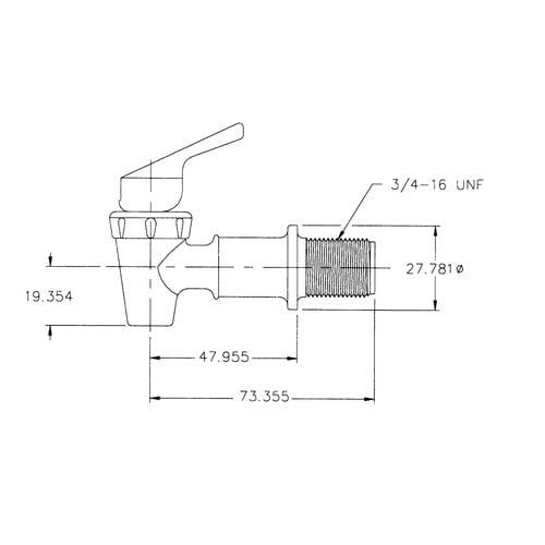 樹脂蛇口 白 TO−976−1