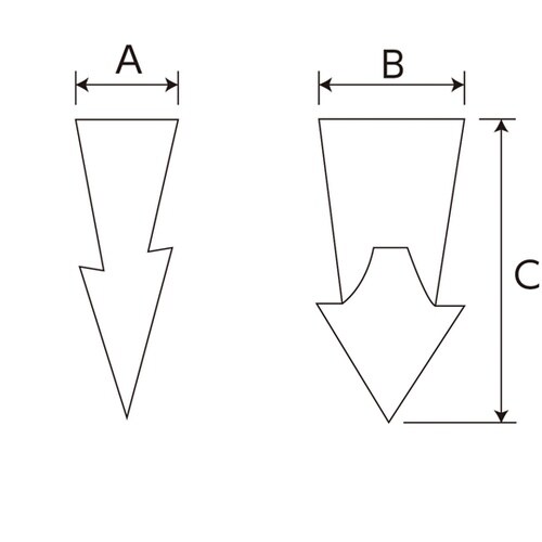 抜けないクサビ C WC−05