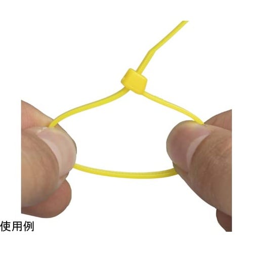 結束バンド ケーブルタイ 黄 150×幅