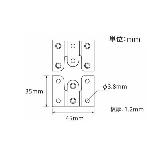 吊リ金具 Y−1 2個×5パック入