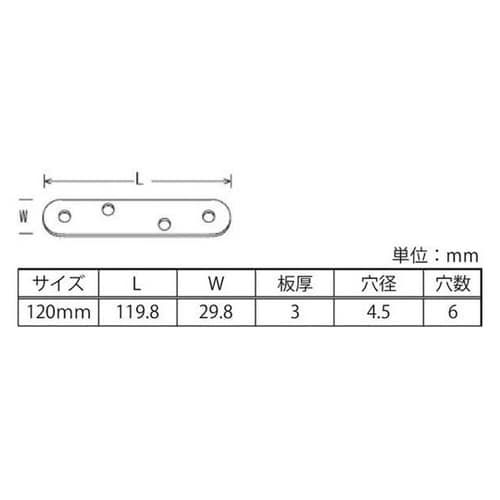 グリーン一文字幅広 120mm 5個入
