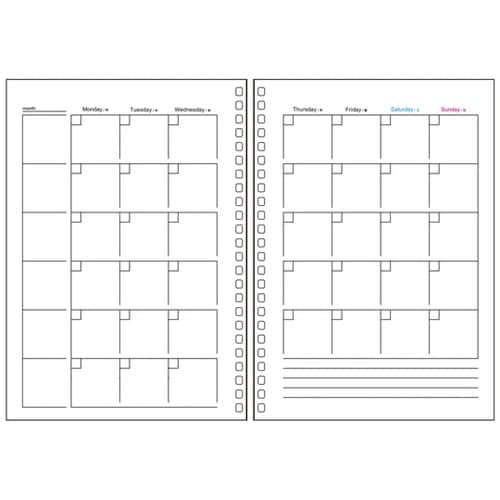 オープンリングノート・ツイストノート(適