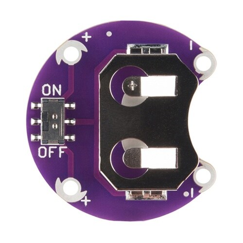 LilyPadコイン型電池ホルダー(スイ