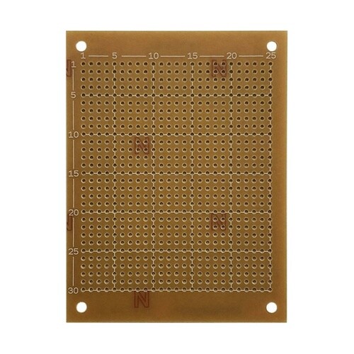 ユニバーサル基板(片面、紙フェノール、9