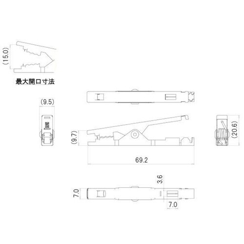パワークリップ(金具のみ) C−100−